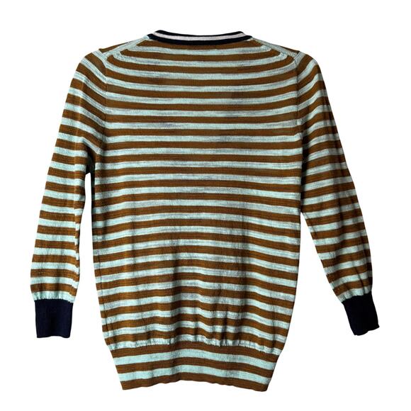 J.Crew V Neck Lightweight Knit Cardigan Multicolor Small - Picture 3 of 5